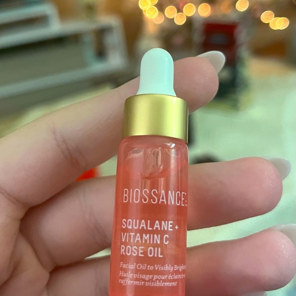 Biossance Squalane + Vitamin C Rose Oil 0.15oz/4.5mL Travel Size - Picture 3 of 3